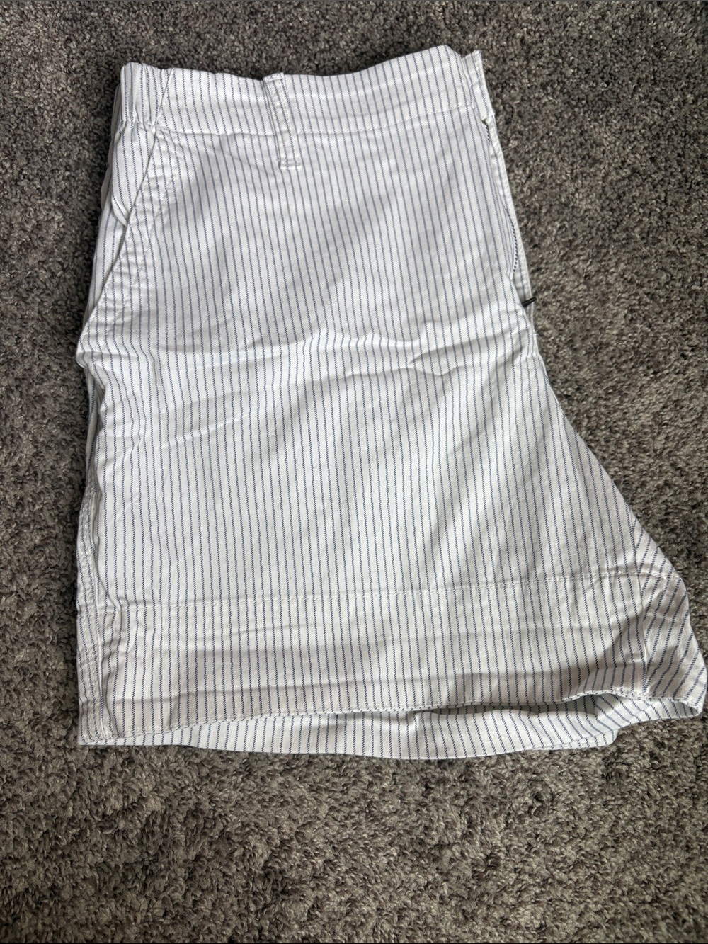 Old Navy White Pinstripe Short